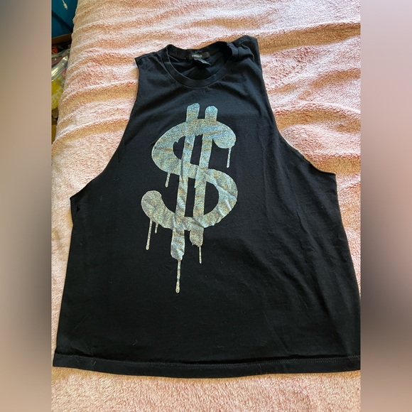 #206 Money Sign muscle tee - Picture 4 of 7